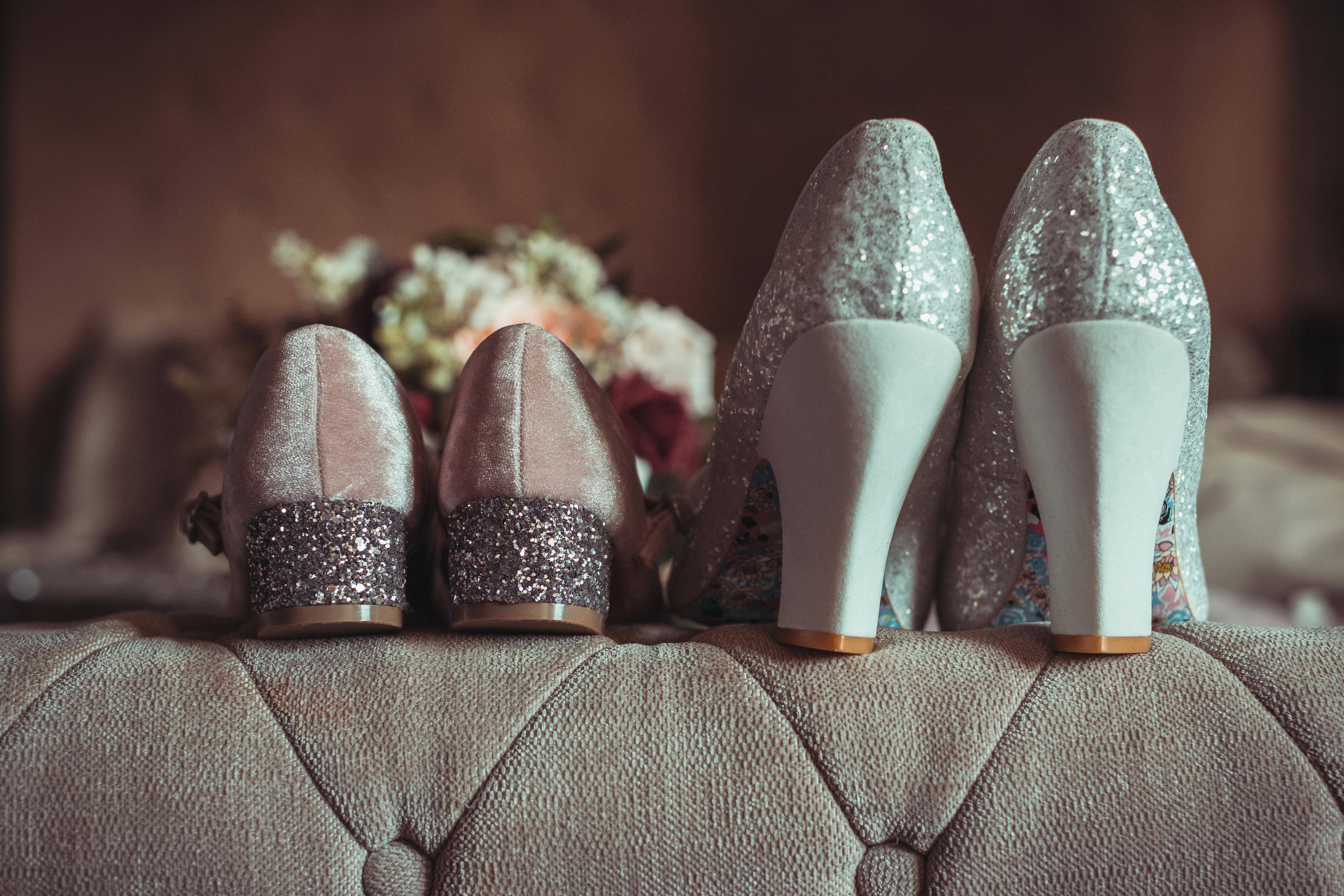 Balmoral Hotel, Belfast Wedding, wedding shoes